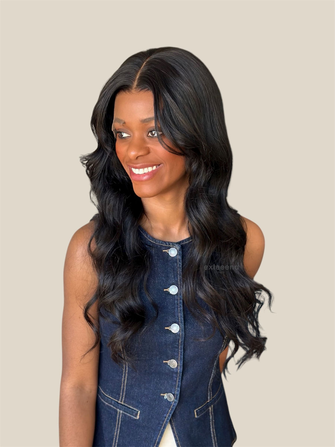 perruque exteeend lace frontal pret à porter Malia