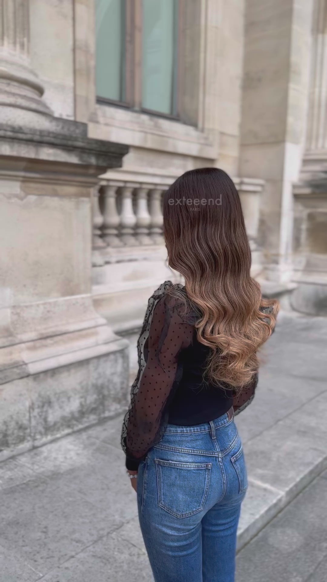 Perruque Lace Frontal Ombrée - LINA