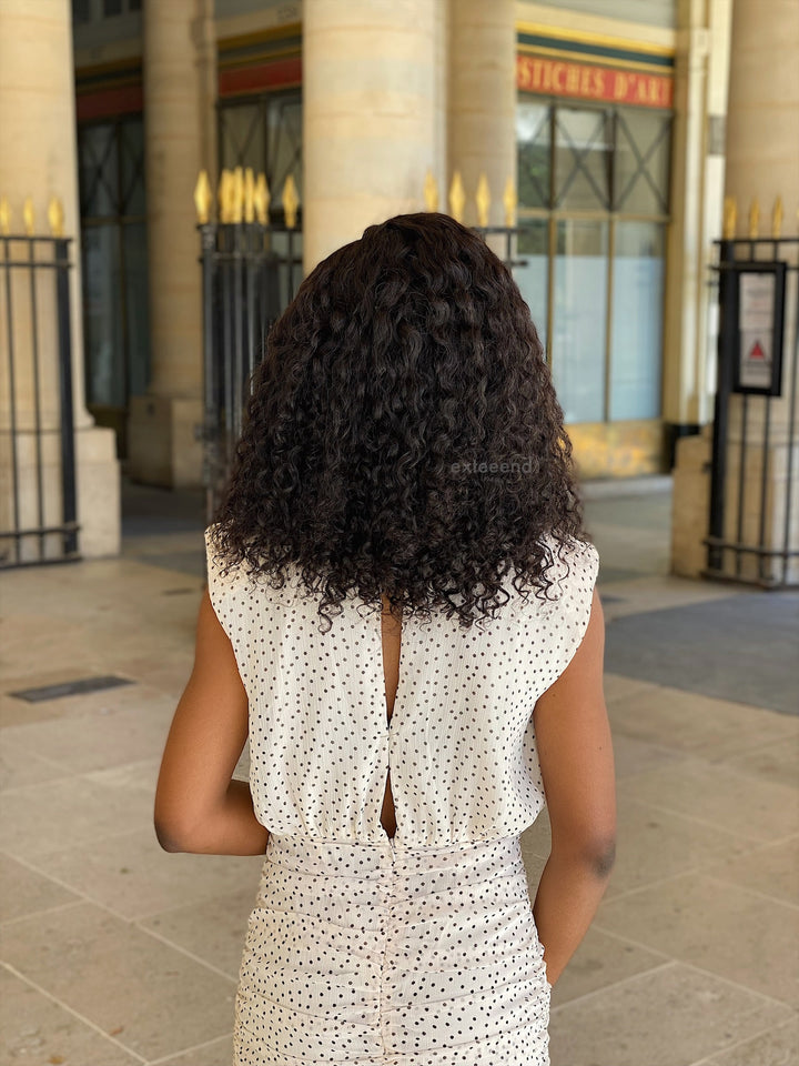 Perruque Lace Frontal Bouclée Deep Wave Courte - JADE