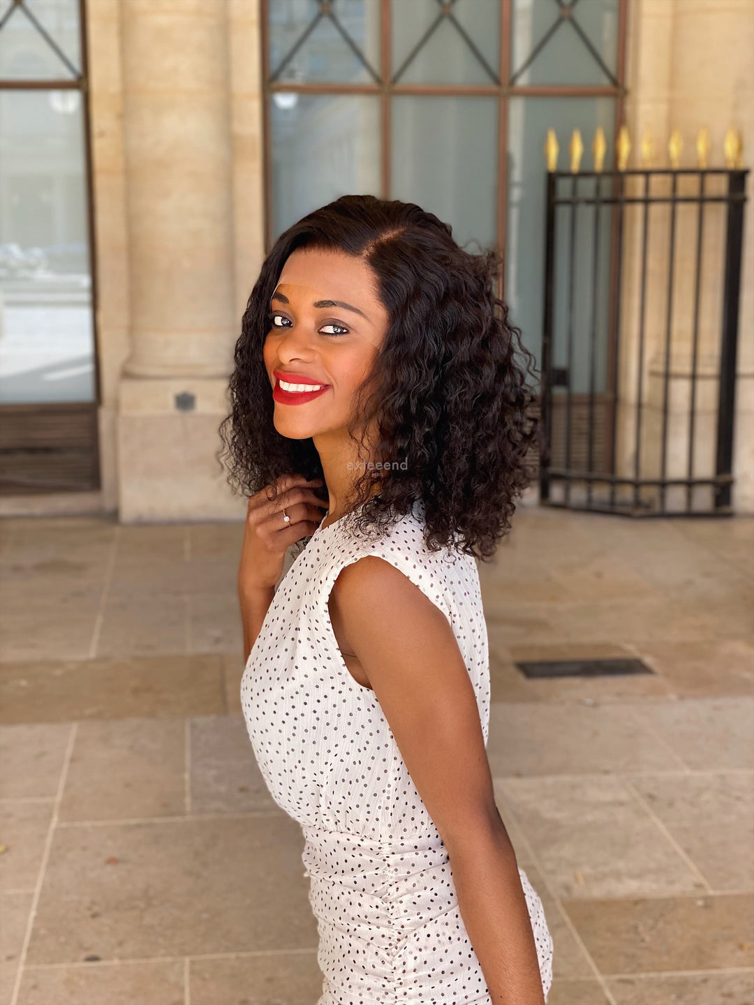 Perruque Lace Frontal Bouclée Deep Wave Courte - JADE