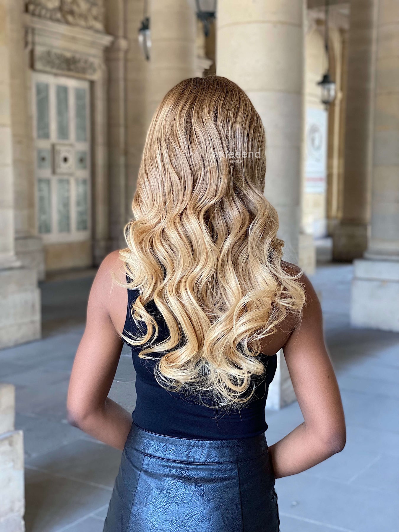 Perruque Longue Synthétique - Blond Foncé Avec Mèches Blond Clair - Modèle KENTA F27613 - Neuve
